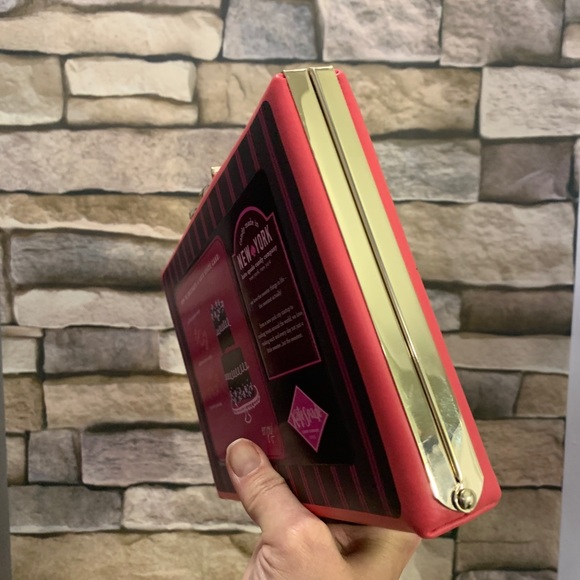 Authentic Kate Spade leather L.Edition candy box snap buckle leather clutch - Picture 16 of 16